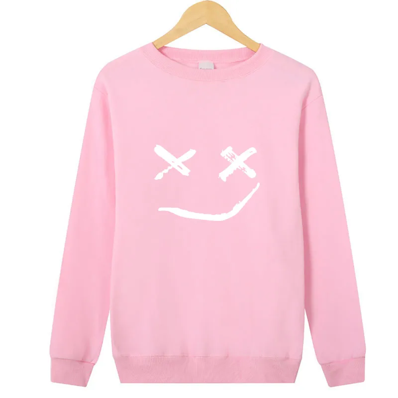 

2019 men's fashion sweatshirts: smiling face printed sweatshirts are hot for men's wear in fall and winter