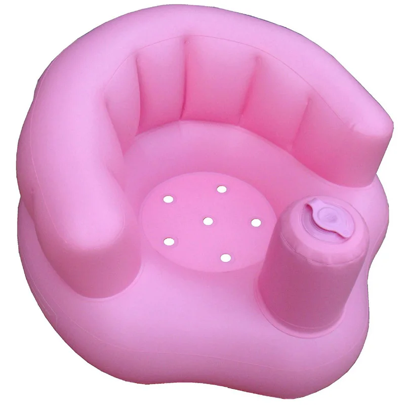 

Baby Inflatable Bath Stool Baby Learning Chair Stool Children Small Sofa