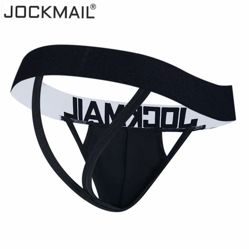 Джоки JOCKMAIL мужские однотонные пикантное нижнее белье нейлоновые трусы бикини