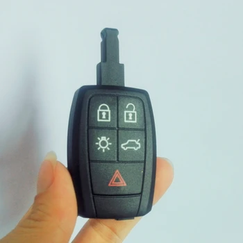 

4+1 Buttons Replacement Car Key Remote Shell for VOLVO S40 C30 C70 Keyless Entry Fob Case