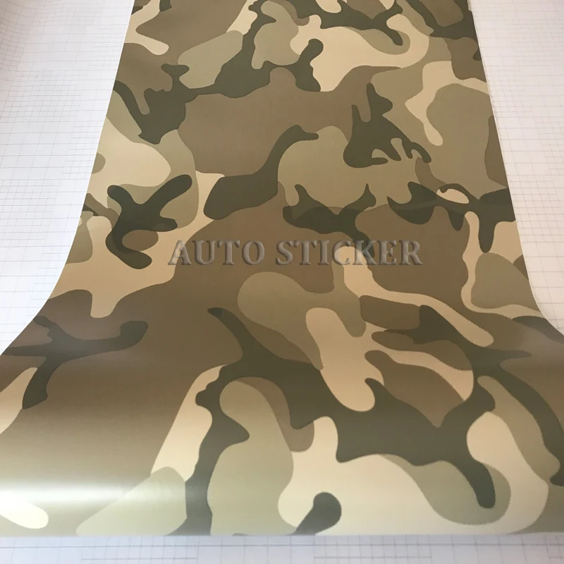 50cm width DESERT Camo vinyl wraps car sticker 3