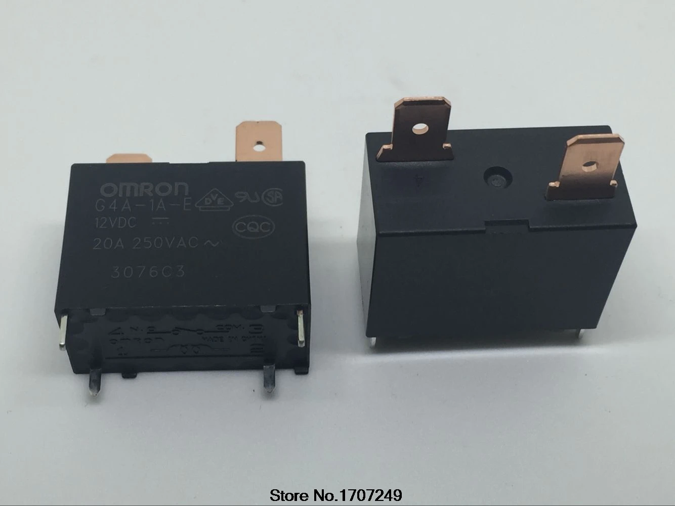 5pcs 10pcs G4A-1A-E-12VDC New Genuine 4Pins Relay 20A250VAC DC 12V