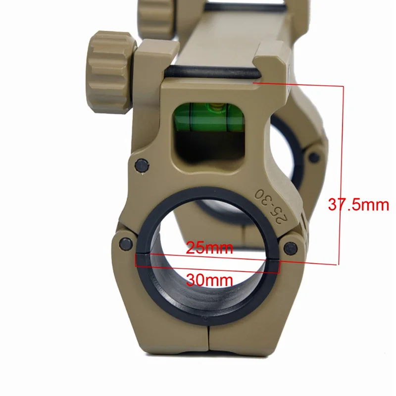 Тактический M10 QD-L Airgun прицел крепление 25 мм 30 мм кольца пузырьковый уровень Airsoft Уивер Пикатинни Принадлежности для охоты