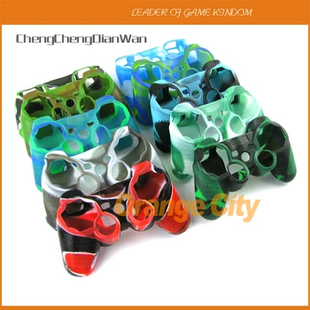 

ChengChengDianWan 2pcs/lot for 10 colors Camouflage Silicone case protective Skin Case Cover for PS3 controller