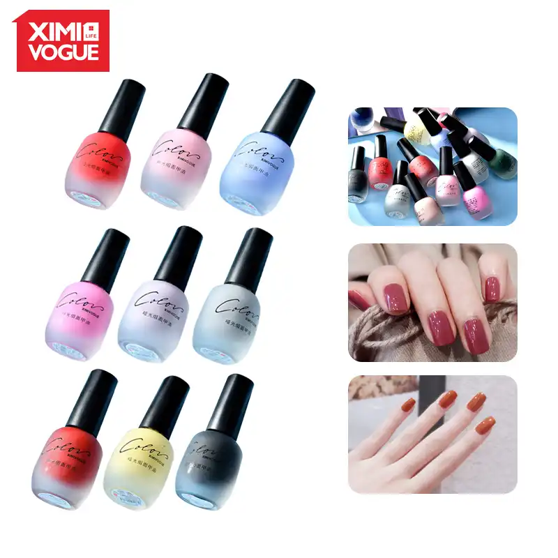 Ximivogue Matte Nail Polish 15ml Varnishes For Stamping Beauty Nailart Matt Lacquer For Nail Varnish 14 Colors Pretty Nailpolish Nail Polish Aliexpress