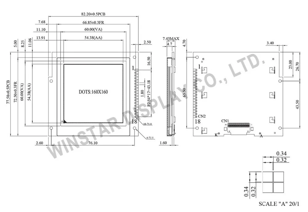 1psc 3 4 Inch 160 160 160x160 Graphic Dot Lcm Gary White 160160 Cog Lcd Display Uc1698u Controller Compatible With Wo160160b Cog Lcd Display Lcd Displaycog Lcd Aliexpress