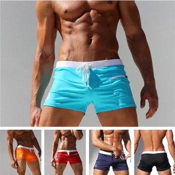 

New Men's Swimwear Swimsuits Surf Board Beach Wear Swim Trunks Boxer Swim Shorts