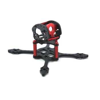 

1PC HBT100 2S 100mm Wheelbase RC Frame 3mm Pure Carbon Plate X Structure Mini Brushless FPV Rack Suit 2.5 Inch 2540 Paddle 1104