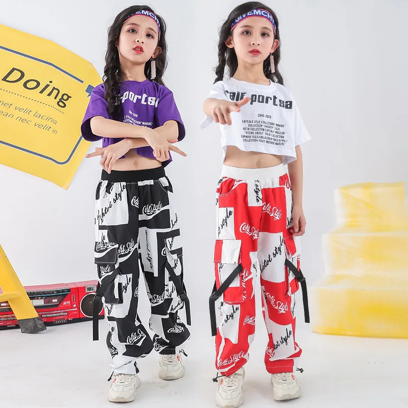 Buy Summer Crop Top T Shirt Pants Suit Hip-Hop Dance Costume for Girl Children's Stage Clothes Jazz Hip Hop Clothing Kids Streetwear for only 18 USD Buy Summer Crop Top T Shirt Pants Suit Hip-Hop Dance Costume for Girl Children's Stage Clothes Jazz Hip Hop Clothing Kids Streetwear for only 18 USD