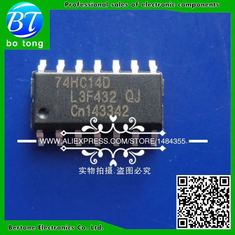 

100PCS 74HC14D SOP14 74HC14 SOP SN74HC14DR SN74HC14 SMD new and original IC free shipping