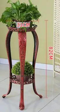 Европейская подставка для цветов из кованого железа многослойная внутренняя специальная зеленая Цветочная полка для гостиной напольный Балконный настенная Орхидея для дома fl - Цвет: 3