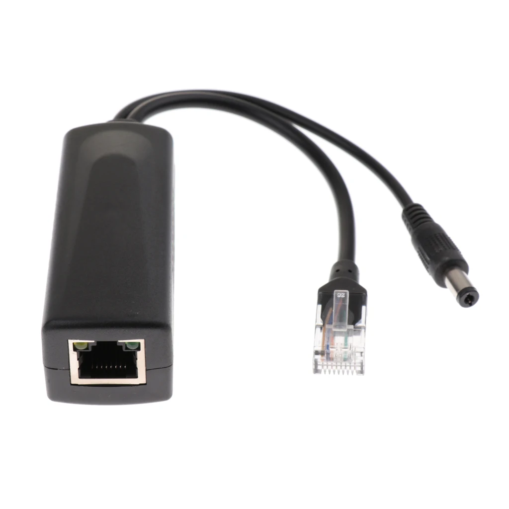 PoE Power Over Ethernet Splitter Adapter 48В до 12В IEEE802.3AF совместимый для использования с POE