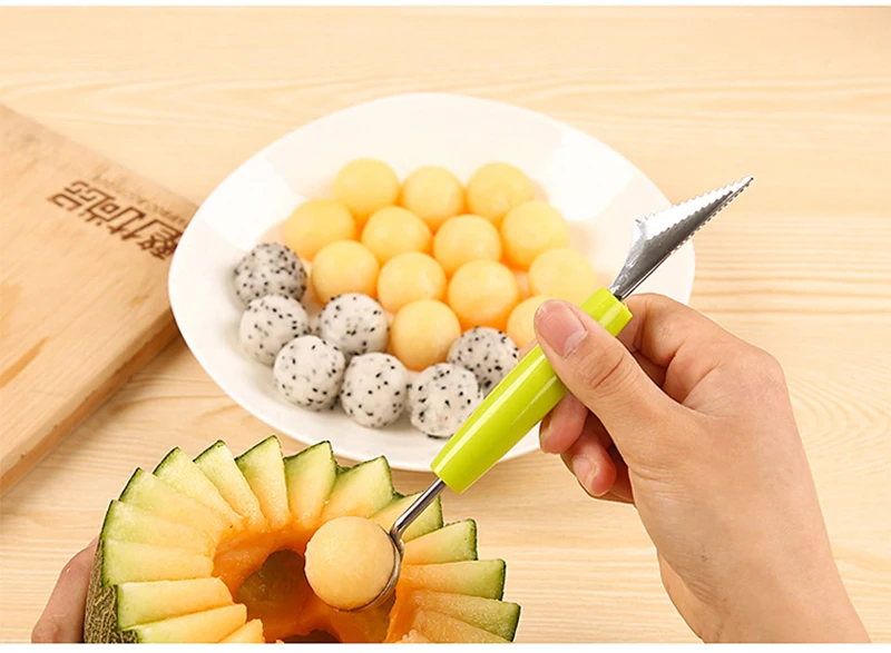 TCHY ложки для дыни маленький нож для фруктов копать мяч Мороженое ложка для арбуза DIY креативные различные блюда Инструмент Кухонные гаджеты