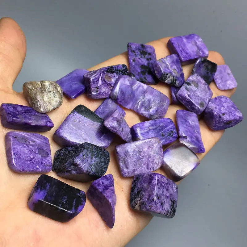100 г натуральные красивые бесплатные образцы минеральных пород Charoite|Камни| |
