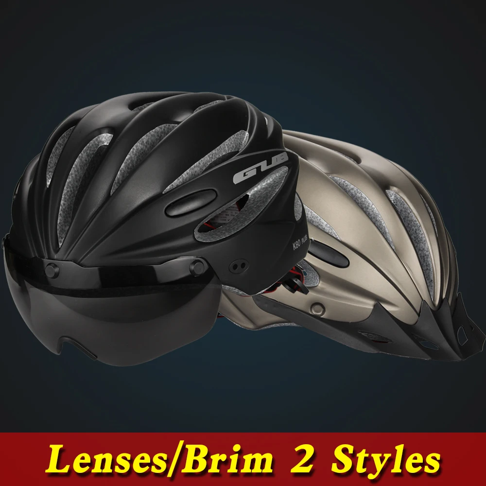 Bicycle Goggle Helmet Integrally molded MTB Road Bike Safe Race