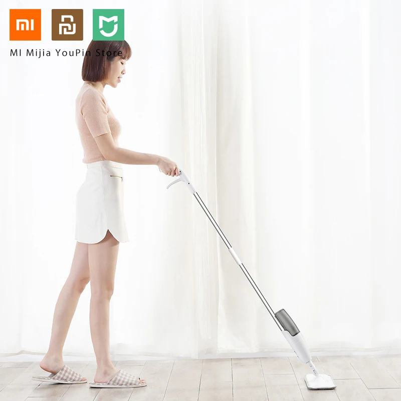 Швабра Xiaomi Deerma для влажной уборки углеродное волокно поворот на 360 градусов