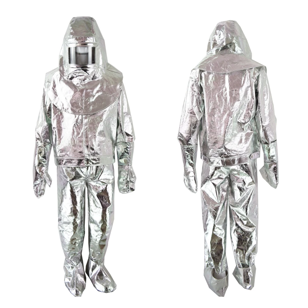 Thermal Radiation 500 Degree Heat Resistant Aluminized Suit Fireproof