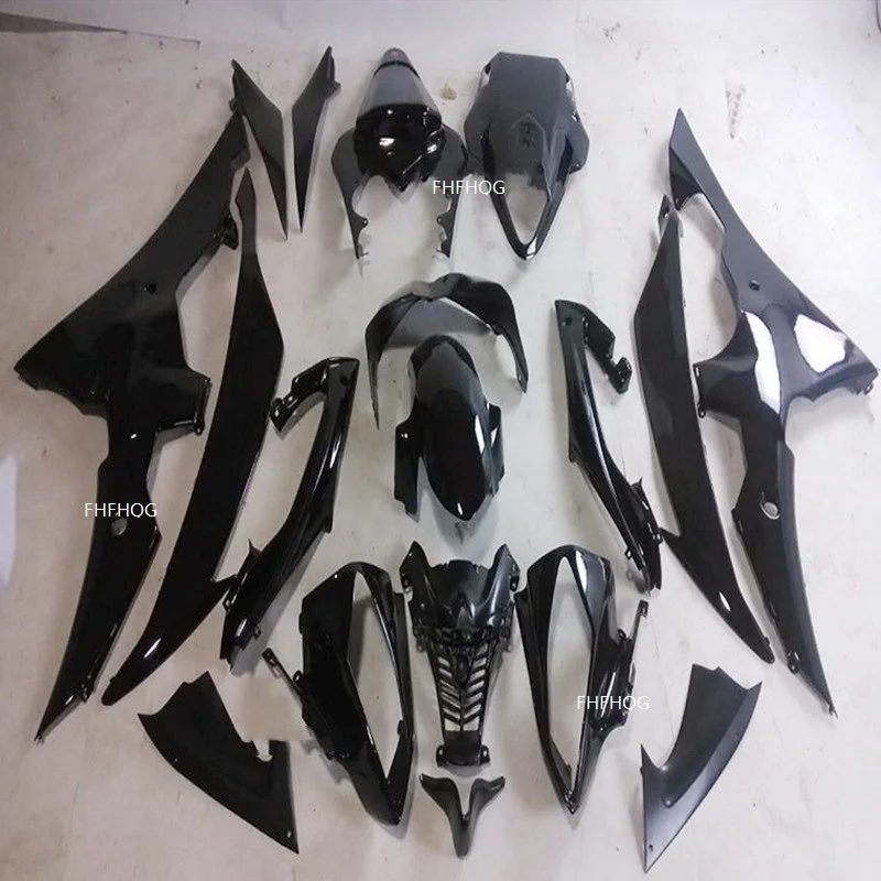 

Moto Fairing For Yamaha YZF-R6 YZF R6 2008-2014 13 12 11 10 09 14 ABS Plastic Injection Molding car body Gloss Black