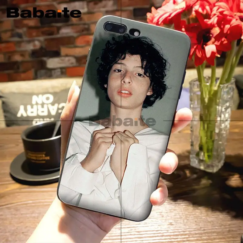 Babaite Finn Wolfhard Stranger Things TPU черный чехол для телефона для Apple iPhone 8 7 6 6S Plus X XS MAX 5 5S SE XR 11 11pro 11promax - Цвет: A9