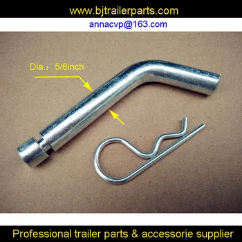 

trailer hitch pin and R clips for trailer hitch receiver,towing components, 5/8" inch,steel,zinc plated,trailer parts