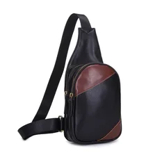 Новое поступление, сумки на лямках, мужские нагрудные Сумки из искусственной кожи для путешествий, мужские лоскутные сумки через плечо, рюкзак, модная Одиночная сумка на ремне нагрудная