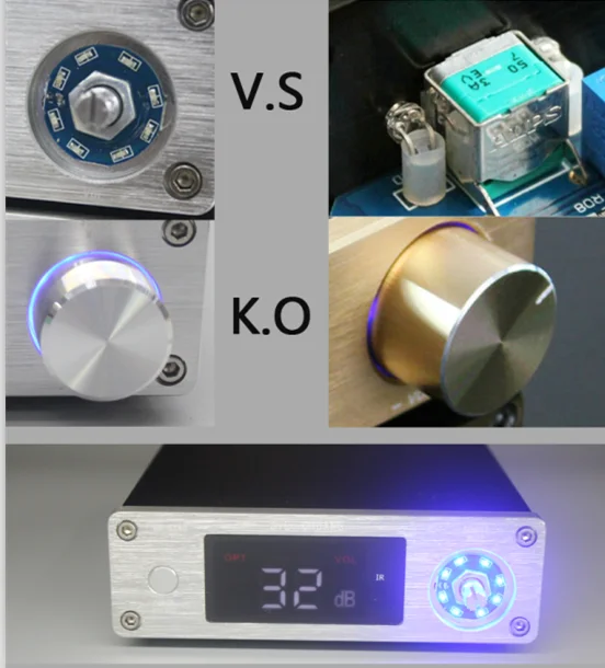 Nobsound Hi Fi 80 Вт + цифровой Мощность усилитель USB оптический коаксиальный сигнал Вход
