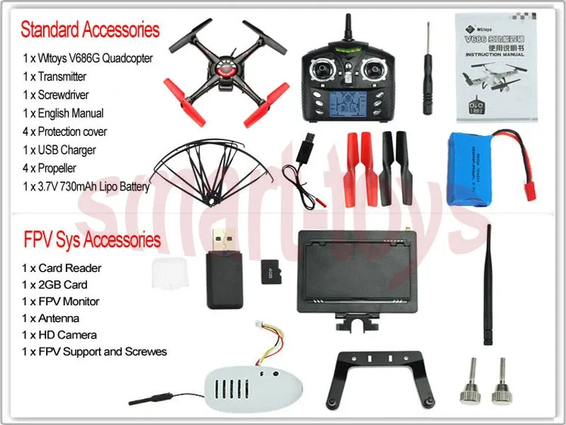 Wltoys V686G 6-Axis Gyro 2.4G 4CH 5