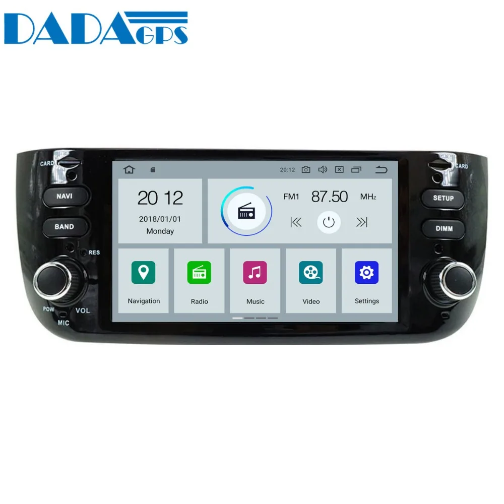 Автомагнитола на Android 9 0 4 + 32 ГБ мультимедийный DVD плеер для Fiat Punto 2009 2015 Linea 2012 GPS