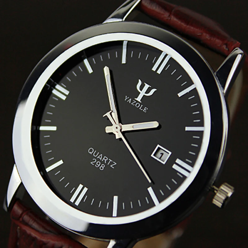 2020 Brand Yazole Watch Business Belt Men's Watch classic Luminous Quartz Watch Unique Leisure Leather Watches Relogio Masculino