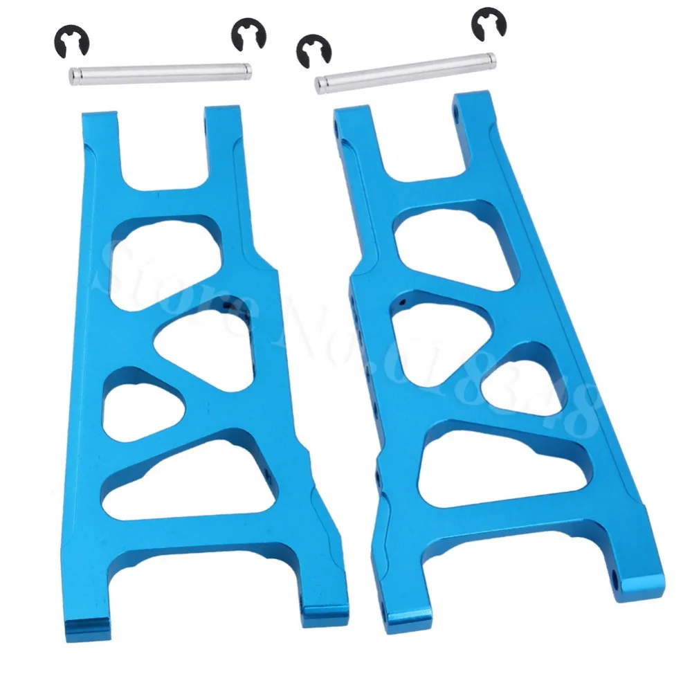 

For 1/10 Traxxas Slash 4x4 Aluminum Front / Rear Suspension Left & Right A-Arms Stampede Upgrade Parts of 3655x XO-1 w/TSM