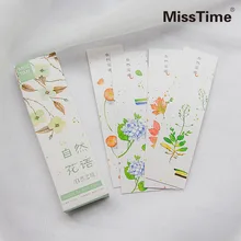 30 шт. Цветы закладки бумажные страницы заметки этикетки сообщения карты книга маркер школьные принадлежности канцелярские товары творческий студенческий детский подарок