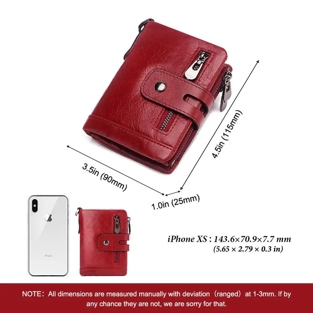 Кошелек KAVIS Rfid из натуральной коровьей кожи мужской кошелек с гравировкой