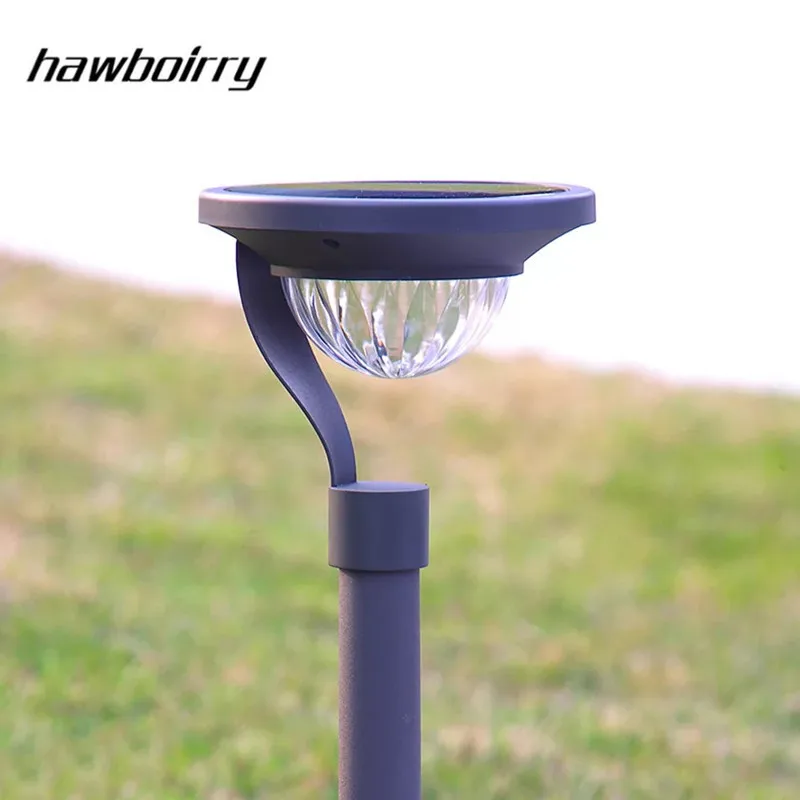 HAWBOIRRY LED Solar Lawn Light Floorstanding Dual-use Energy Saving Home Garden Villa Garden Light леска ф 2 4 мм х 15 м кругл сеч dual cut startul garden st6067 24