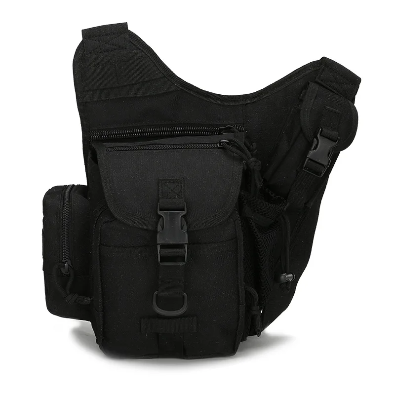 군사 전술 낚시 가방 슬링 안장 가방 위장 통기성 방수 어깨 가방 모험 사진 가슴 팩