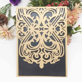 

30pcs/lot Laser Cut Pattern Wedding Invitations Wedding Card Gift Greeting Blessing Card Event Party Supplies Birthday
