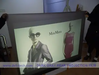 

DfLabs 1/sqm Best projection film, gray rear projection screen film New tech advertising screen