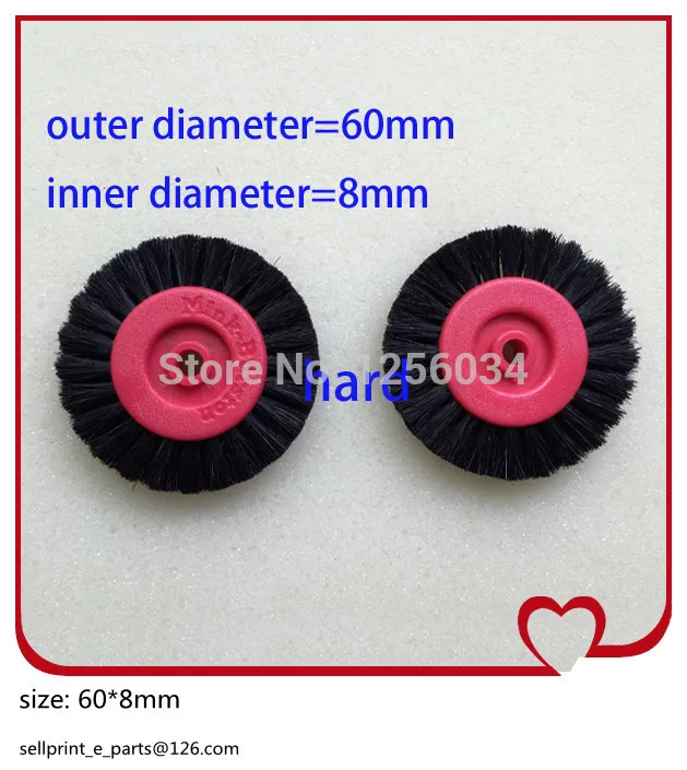 10 pieces hard blake Circular Brush for Hengoucn 60x8mm