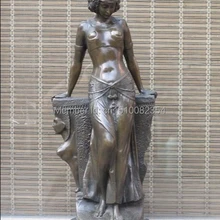 2" Греческий Миф Сфинкс Наполовину Человек Западная Бронзовый шарм женщина красавица Искусство sculptue