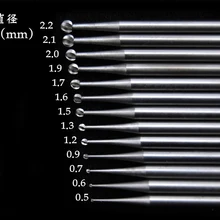 Стальные буры серии подшипников карбидные инструменты 6 шт./партия хвостовик размер 2,35 мм