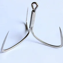 Наконечник ножа три крючки для рыбалки n 8,5 см