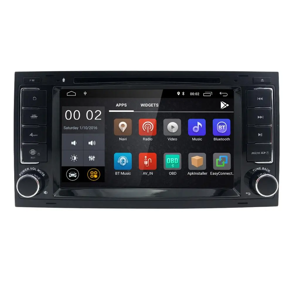 

2G RAM Quad core 7" Android 8.1 Car DVD player for V W Tourage 2004-2011 T5 Multivan Transporter 2004 to 2009 DAB+ Free Camera