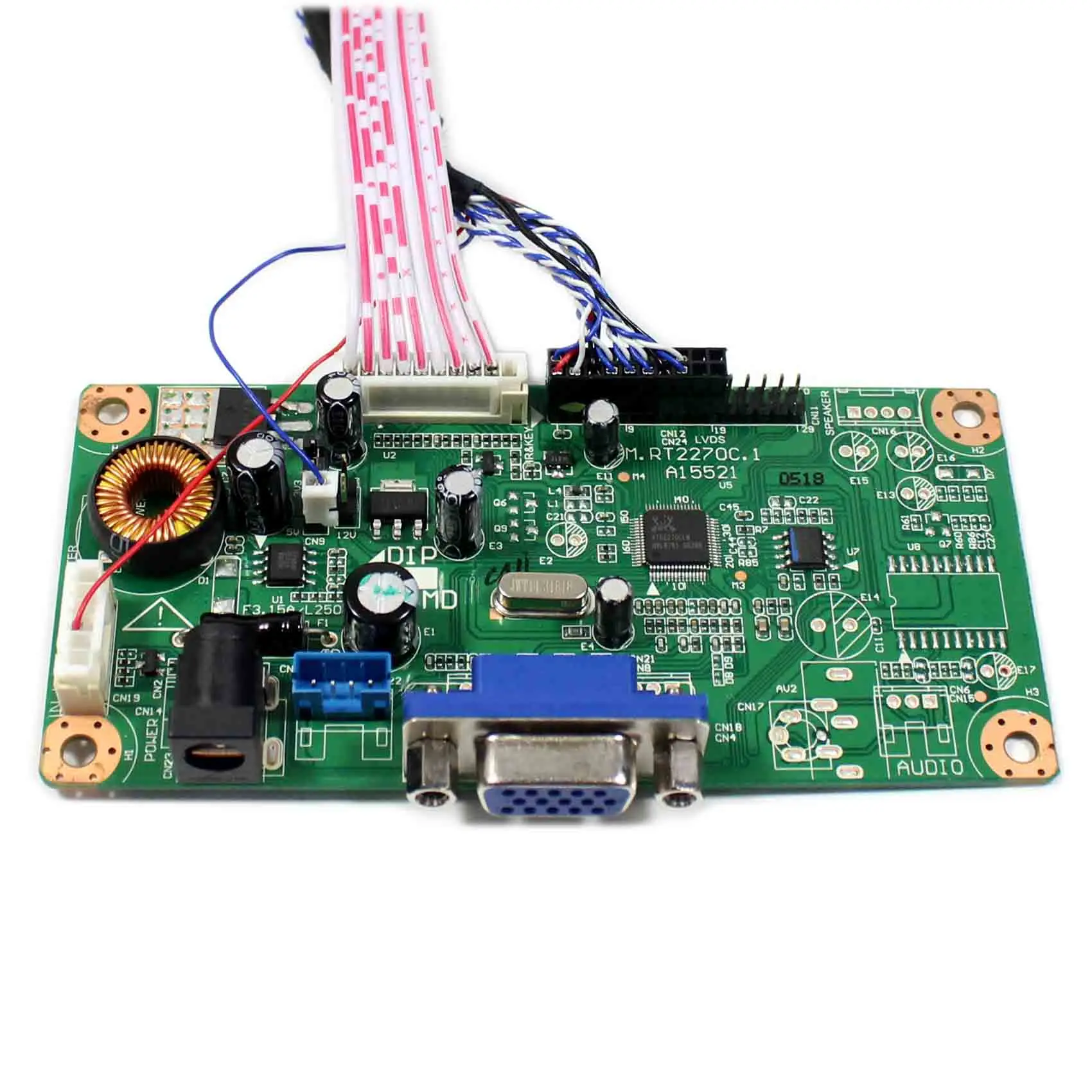 Плата контроллера ЖК дисплея VGA с экраном 10 2 дюйма 1024x600 CLAA102NA0ACW HSD100IFW1|Запасные