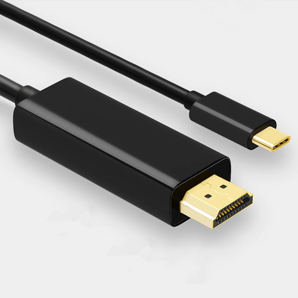 

USB C to HDMI Cable with 4K@60Hz 1.8m USB Type-C to HDMI Cable Adapter Cable for Macbook Pro/Samsung Galaxy S8