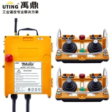 F24-60 джойстик 2 Передатчик 1 Приемник промышленный Универсальный беспроводной радиопульт дистанционного управления Джойстик AC/DC для подъемного крана