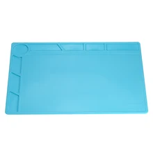 Силиконовая Теплоизоляция паяльник подкладка Электроника разборка BGA Пайка Ремонт платформы Pad