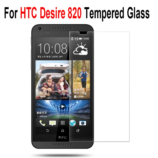 

10Pcs/Lot 2.5D Tempered Glass For HTC Desire 820 Dual Sim Screen Protector Film For HTC D820s 820G 9H Protective Glass