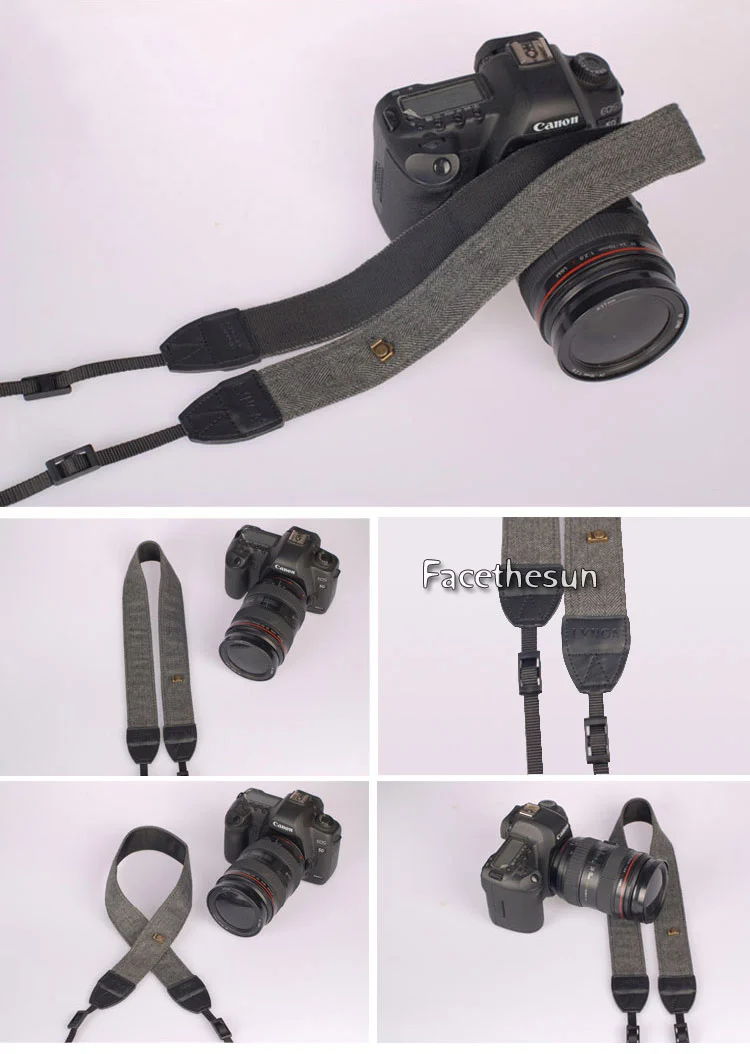 Vintage Camera shoulder strap neck belt for Canon Nikon LYN242-10