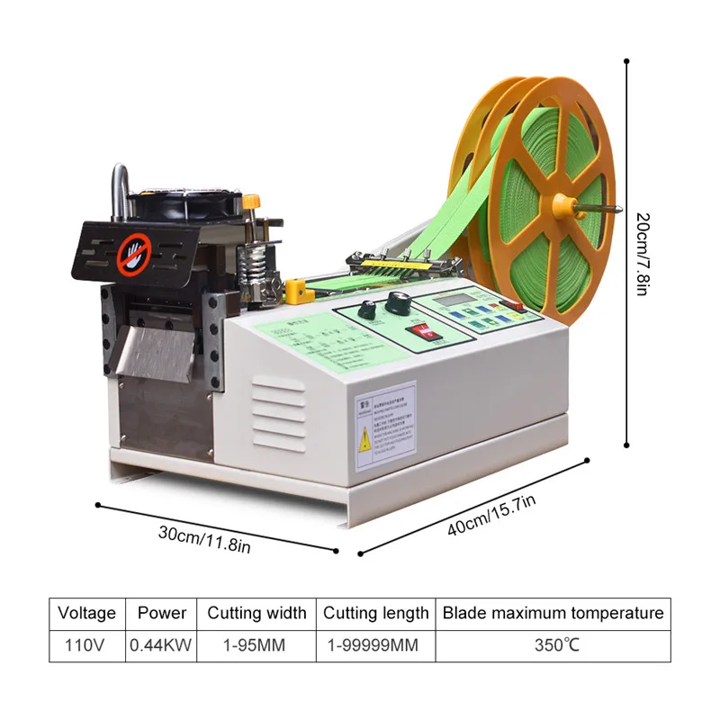 XL-988 автоматическая горячая и машина для холодной резки тканевой ленты режущий Волшебная самоклеящаяся лента молния тесьма машина эластичная резка