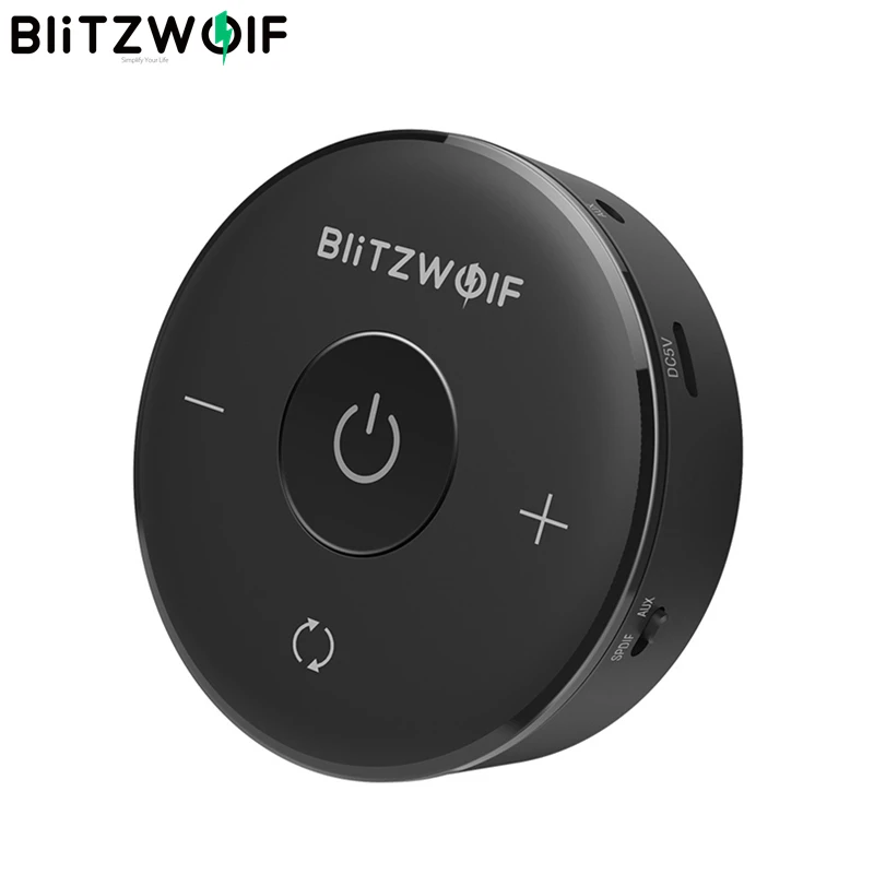 BlitzWolf 2 в 1 беспроводной bluetooth 4,1 приемник передатчик Hi-Fi 3,5 мм Aux приемник аудио стерео музыкальный адаптер для ТВ ПК телефона