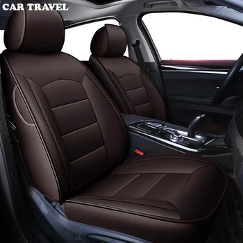 

CAR TRAVEL custom real leather car seat cover for FIAT Bravo Freemont Punto Linea Ottimo Automobiles Seat Cover car seats protec